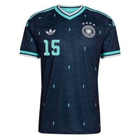 Camiseta Alemania Nico Schlotterbeck #15 Segunda Equipación Replica Mundial 2026 mangas cortas